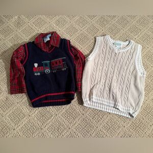 The Children's Place Cream Cable Knit Sweater